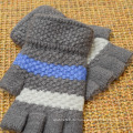 Bunter Winter-kundenspezifischer Acrylmagie-Handschuh-Mode-strickender Handschuh Fingerless